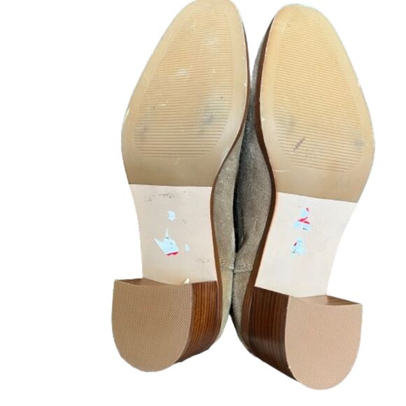 Steve Madden Womens Brown Suede Leather Chelsea Block Heel Boots Size 8M - Picture 5 of 5